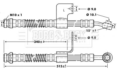 BORG & BECK Jarruletku BBH6801